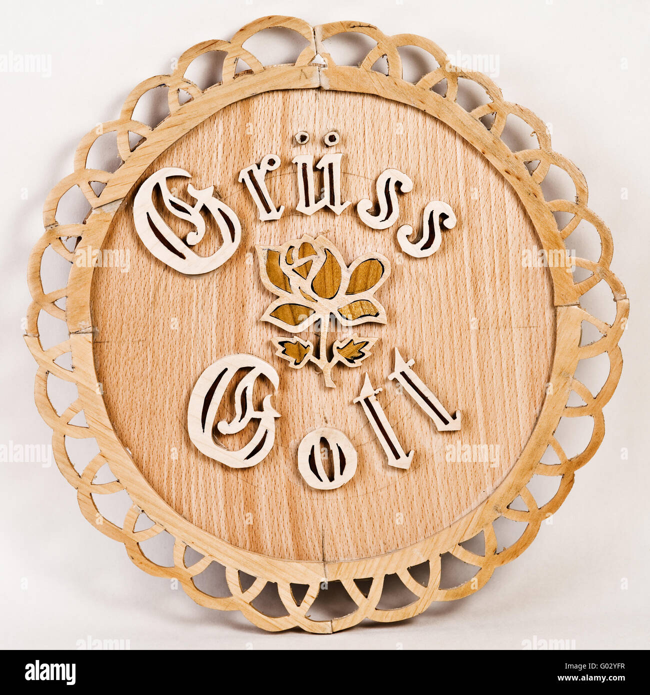 Laubsägearbeiten Stockfoto