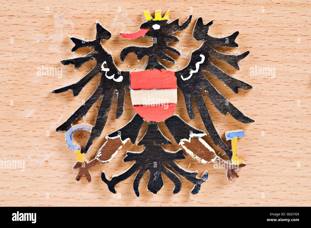 Laubsägearbeiten Stockfoto