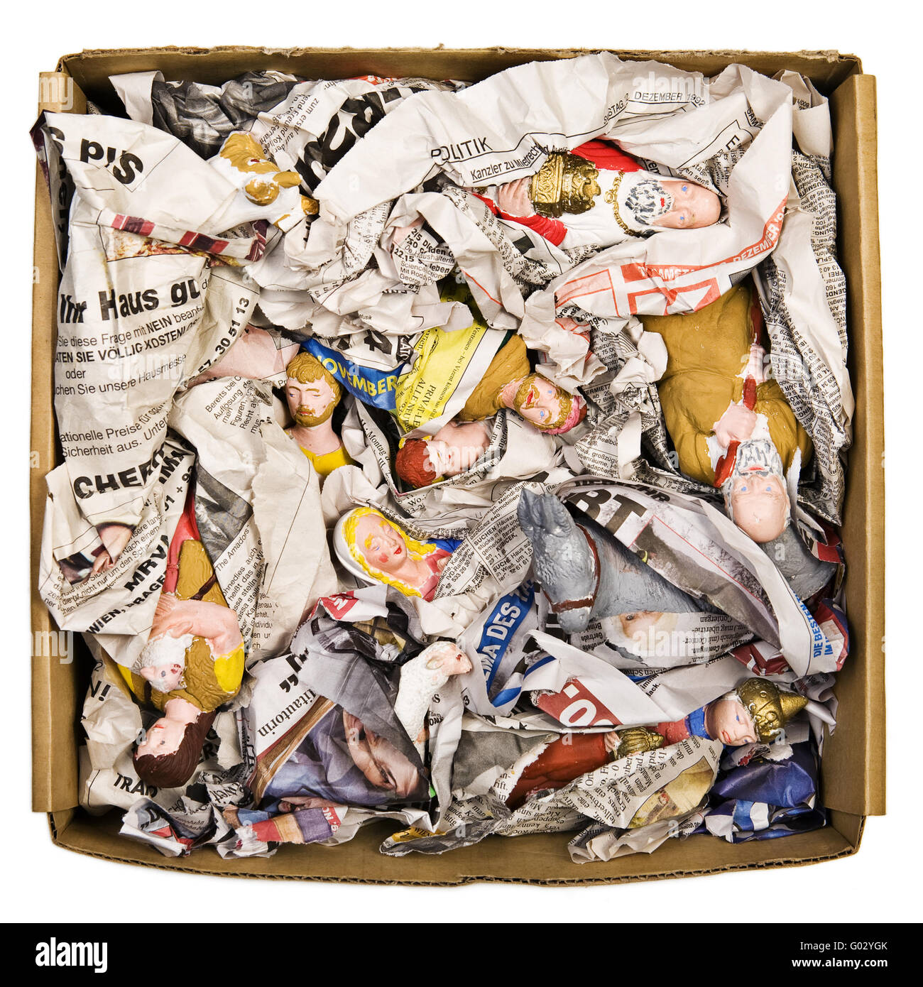 Verpackte figuren Ausgeschnittene Stockfotos und -bilder - Alamy