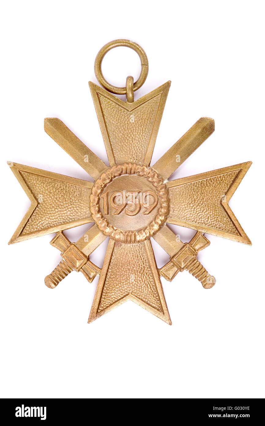 Medaille des zweiten Weltkrieges Stockfoto