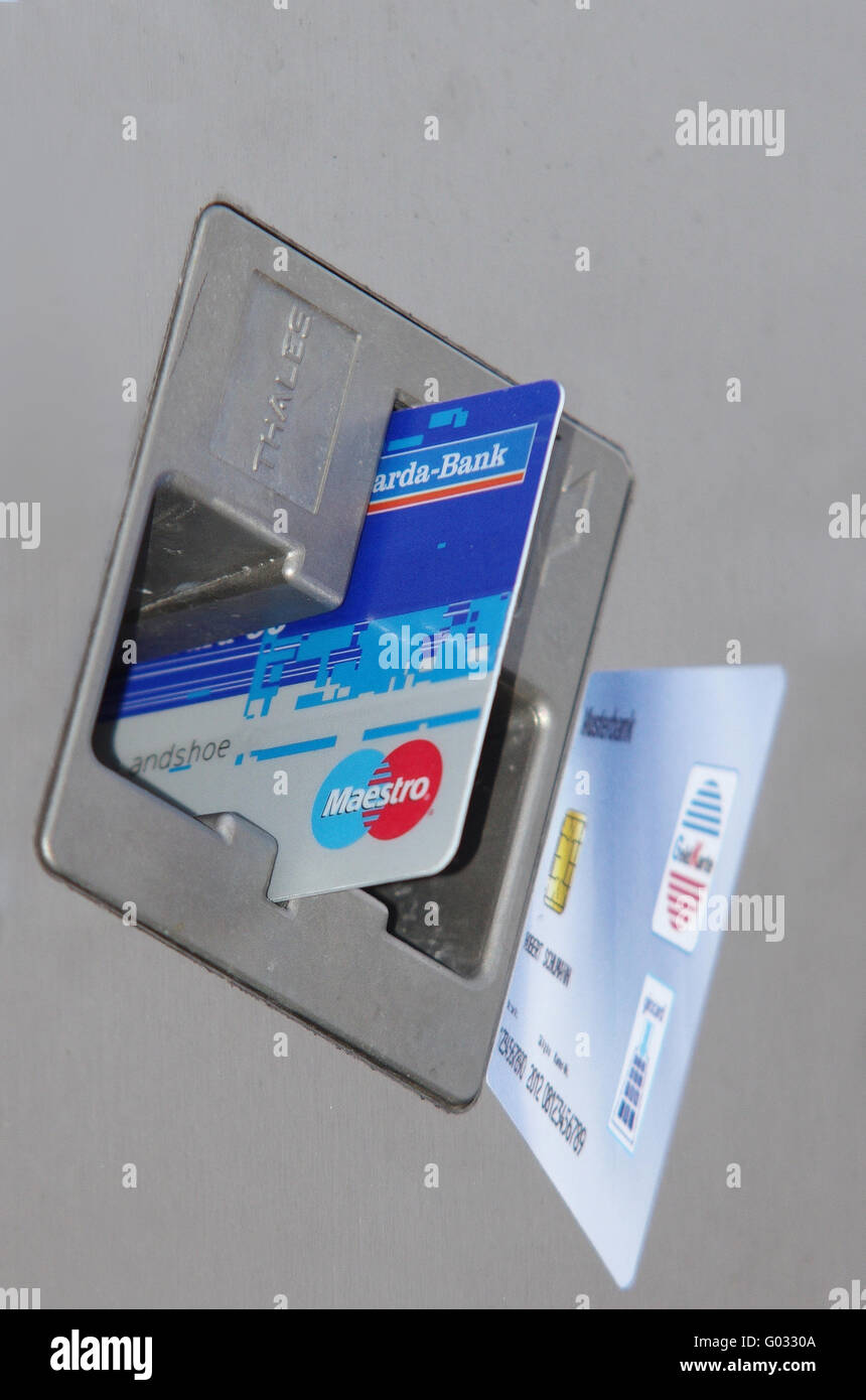 bargeldlose Stockfoto