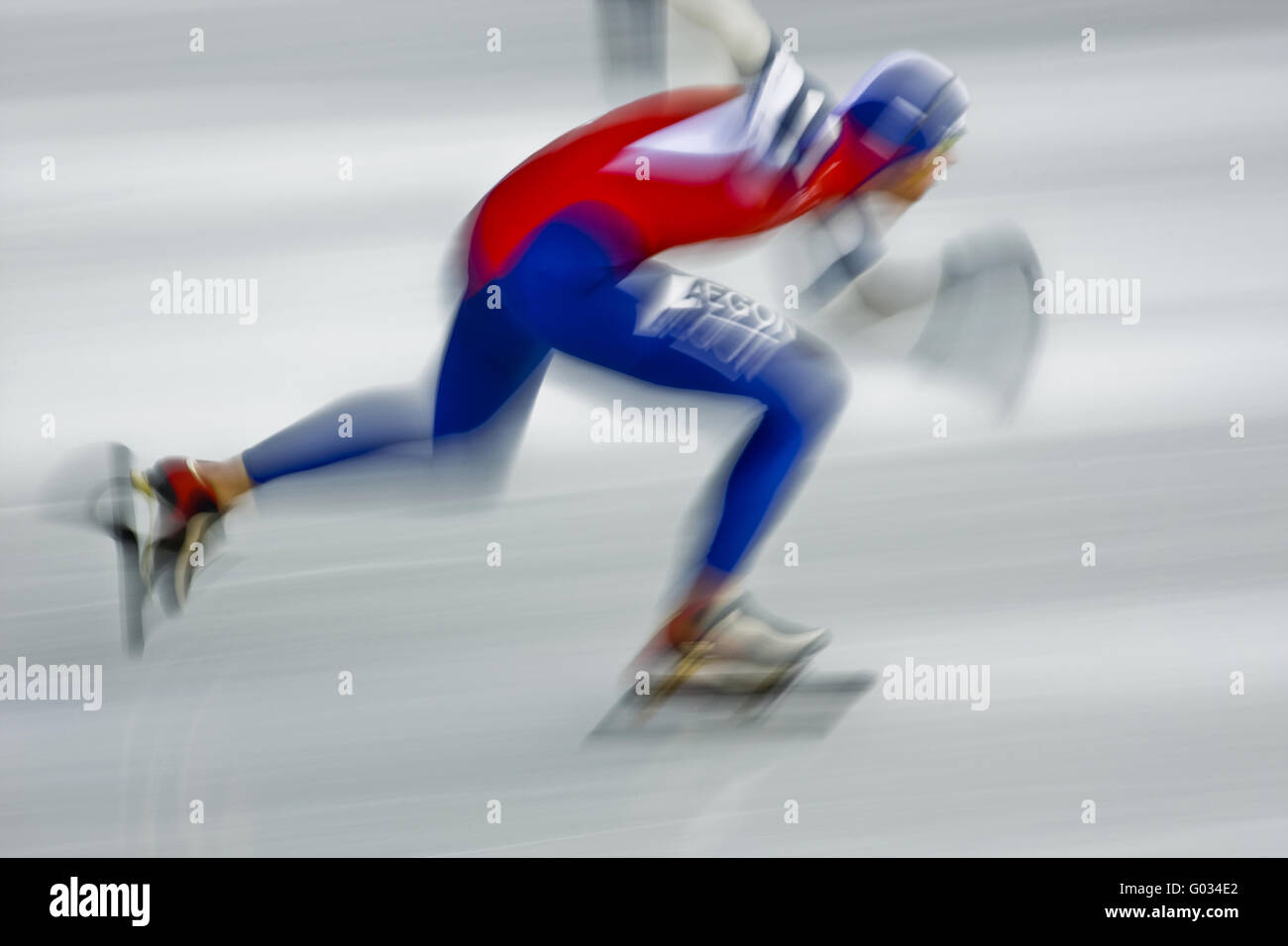 Eisschnelllauf Männer typischen Stockfotografie Alamy