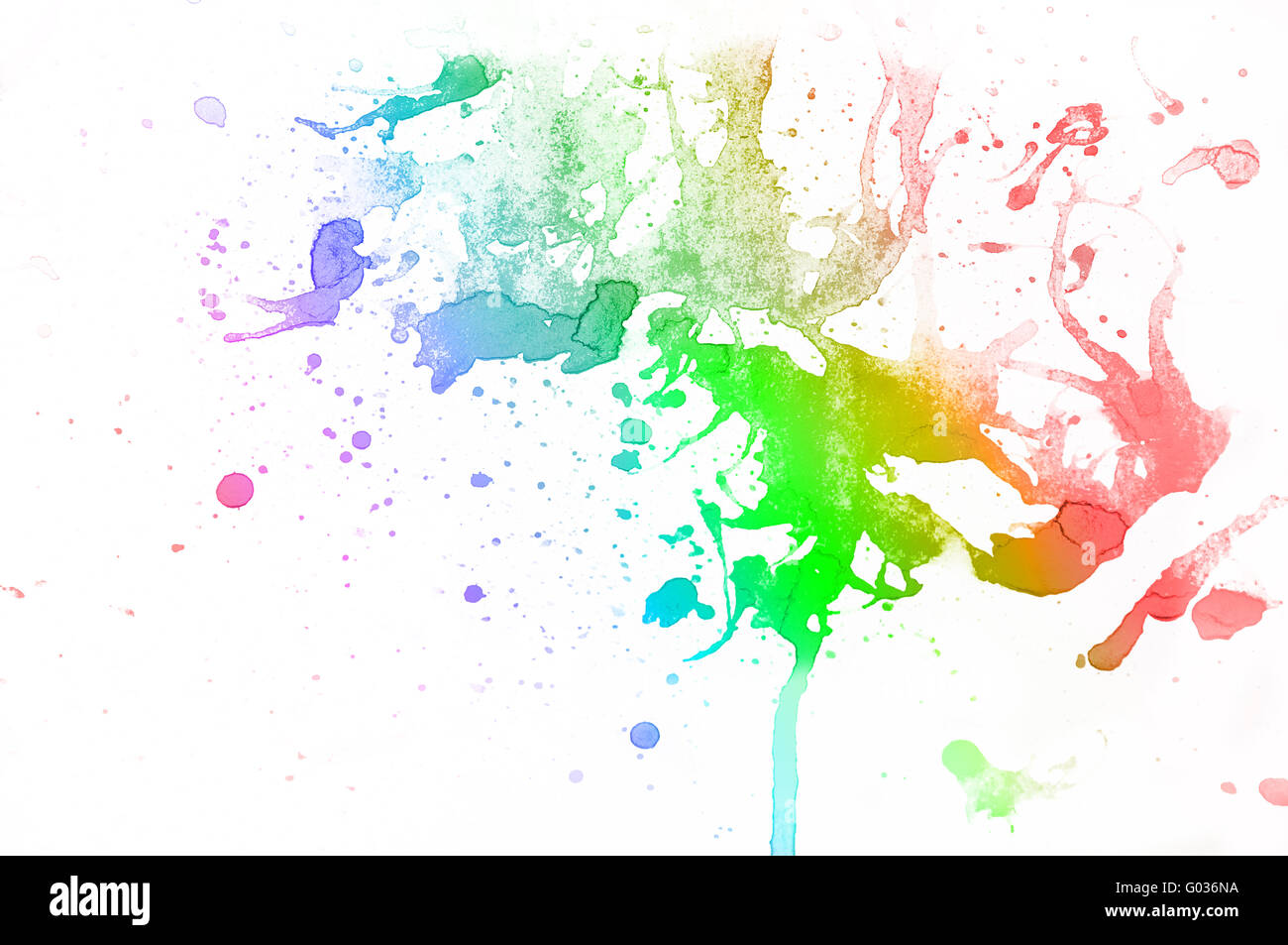 Zusammenfassung von Aquarell mit Hintergrund multicolor Stockfoto