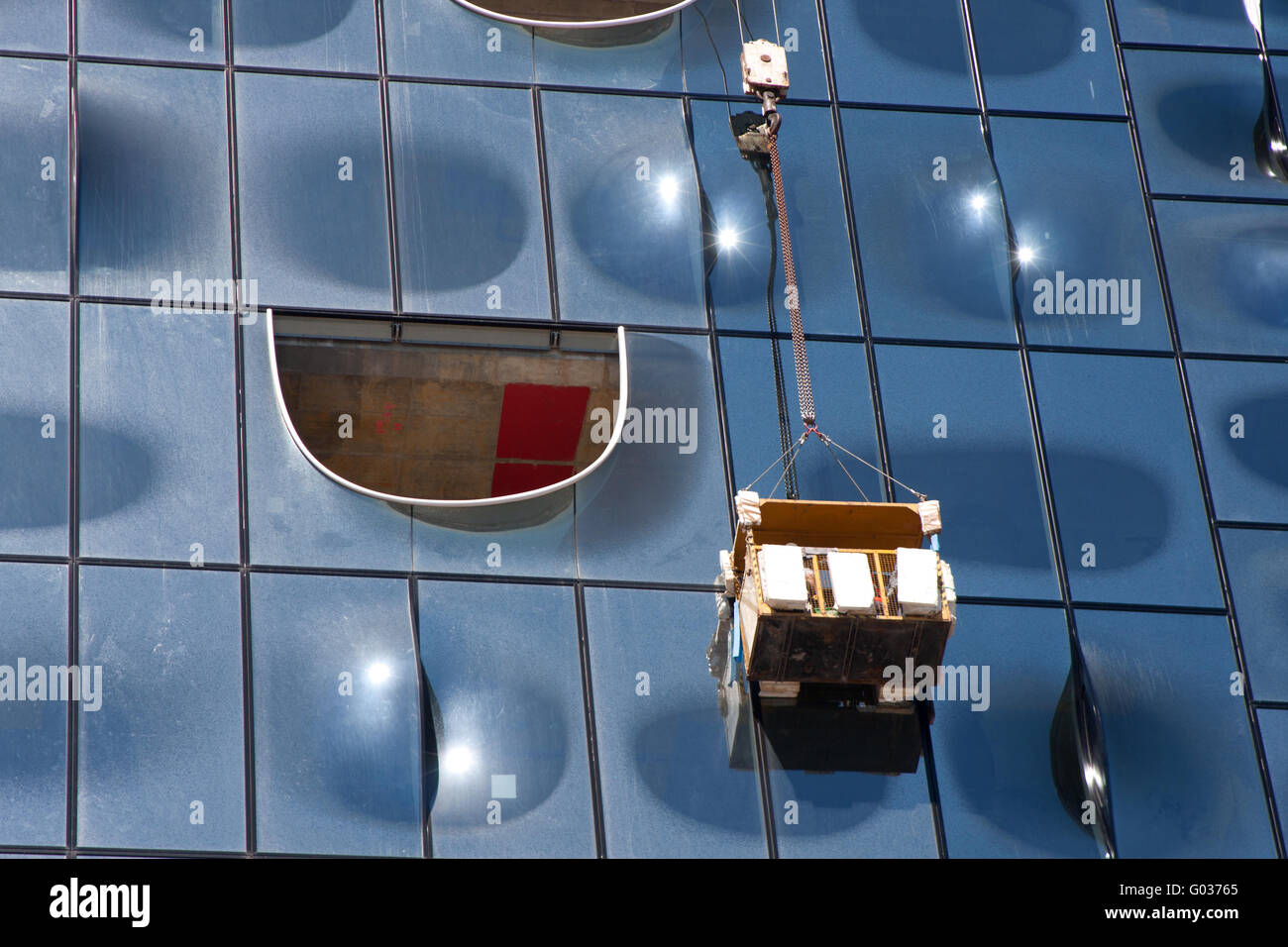 Building Site Elbphilharmonie. Hamburg Stockfoto