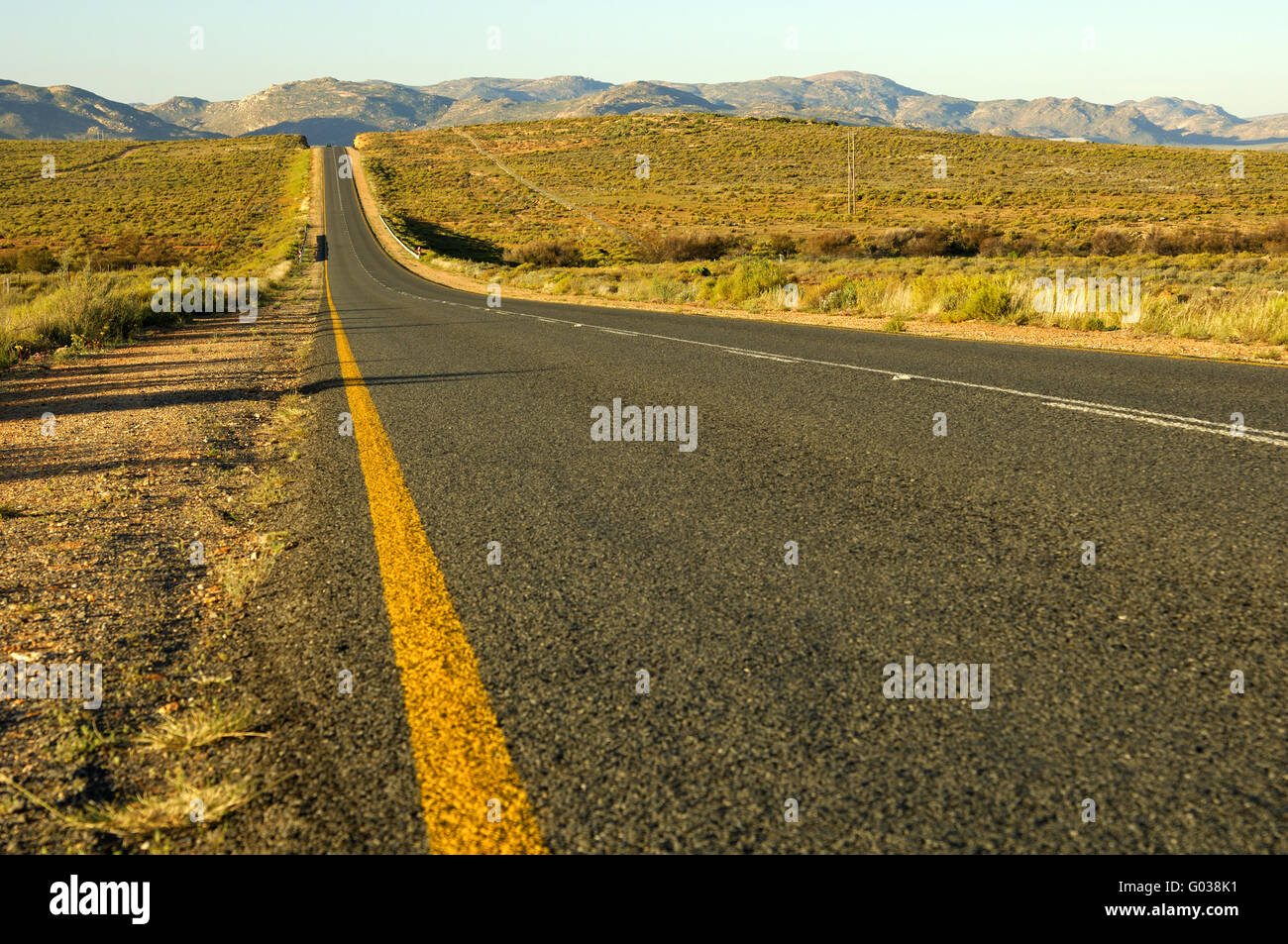 Straße N7 in der Nähe von Springbok, Südafrika Stockfoto