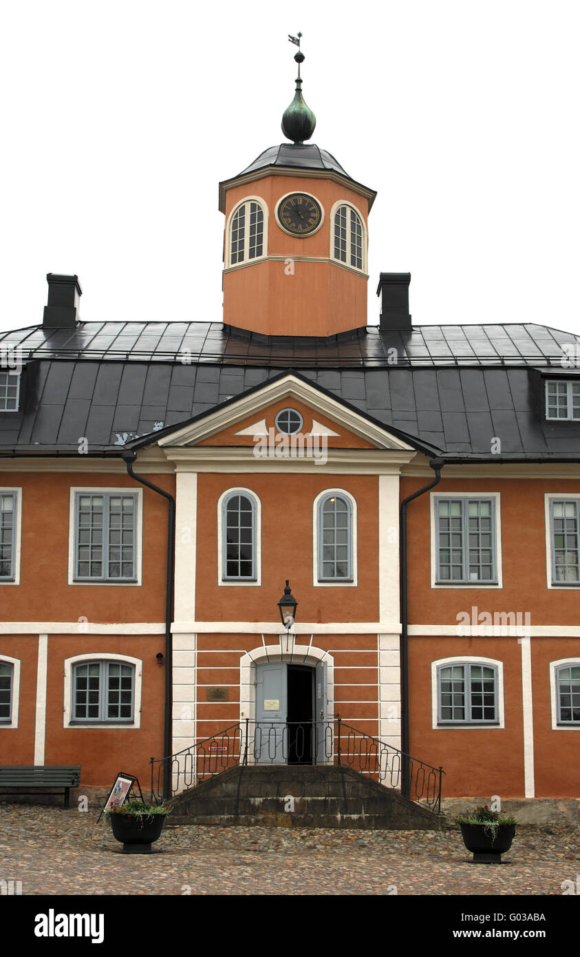 Altes Rathaus in der Altstadt von Porvoo, Finnland Stockfoto