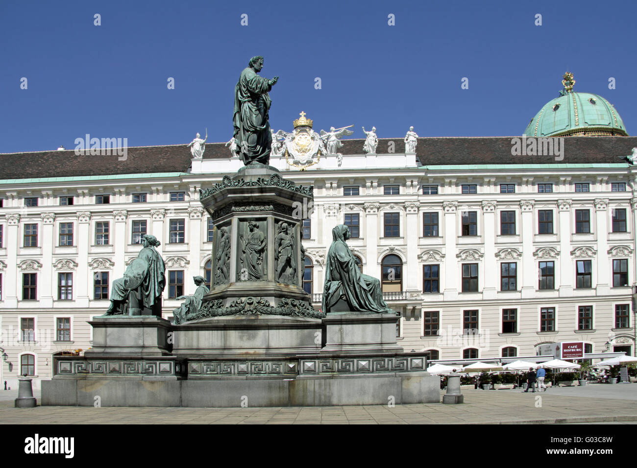 Hofburg Vienna Stockfoto