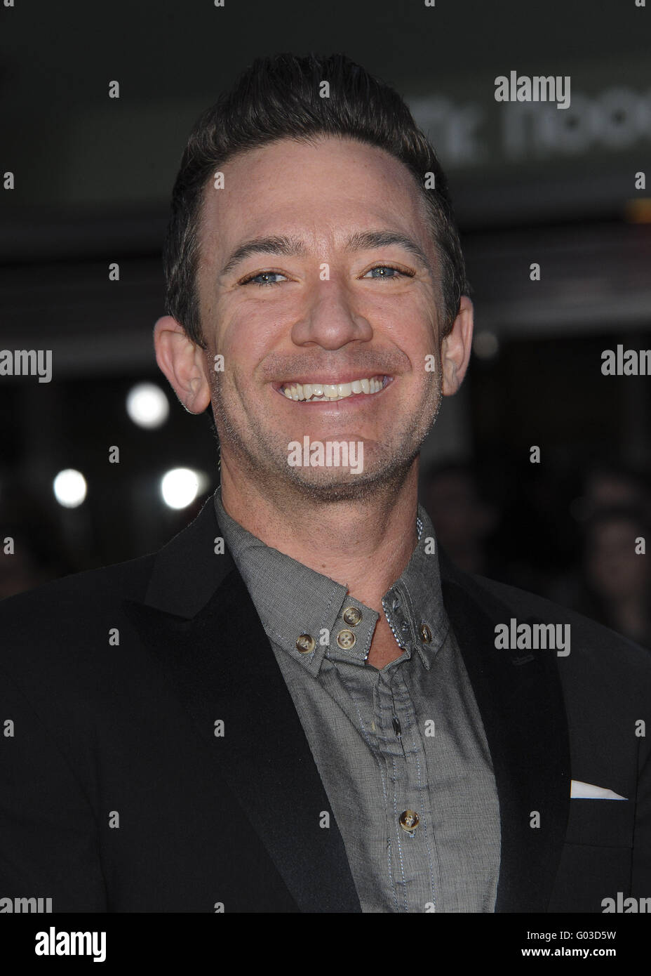 Filmpremiere der Boss mit: David Faustino Where: Los Angeles, California, Vereinigte Staaten von Amerika bei: 29. März 2016 Stockfoto