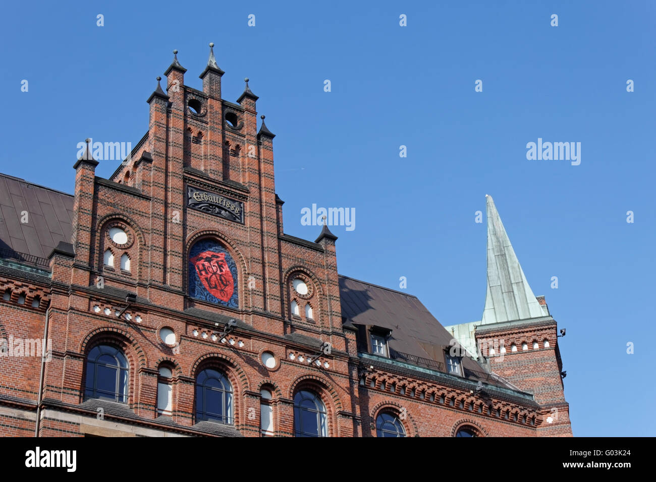 Sandtorkaihof im Hamburger Stadtteil Lager Stockfoto