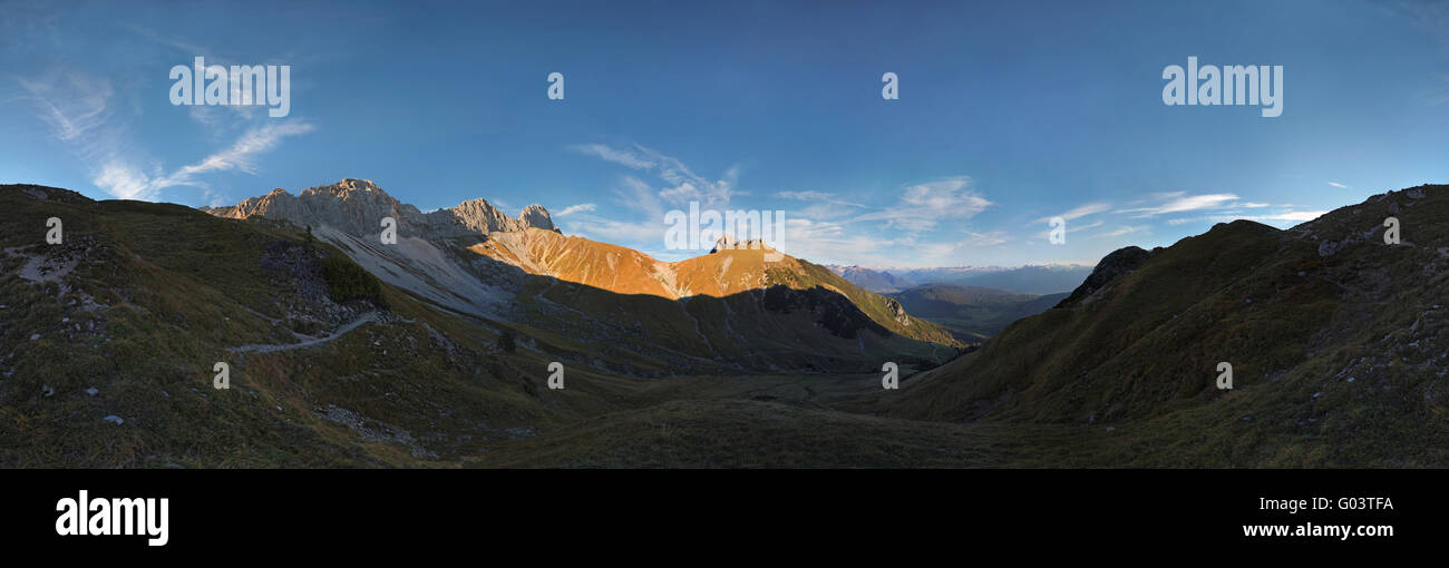 Alpen Panorama Stockfoto