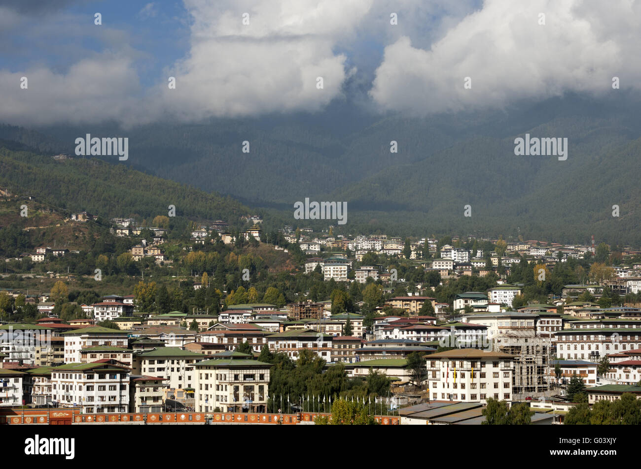 Thimphu, der Hauptstadt des Königreichs Bhutan Stockfoto