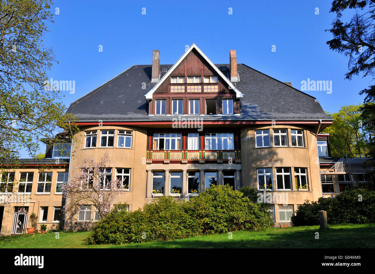 Sanatorium Dr. Barner, Jugendstil, Braunlage, Harz, Niedersachsen, Deutschland Stockfoto