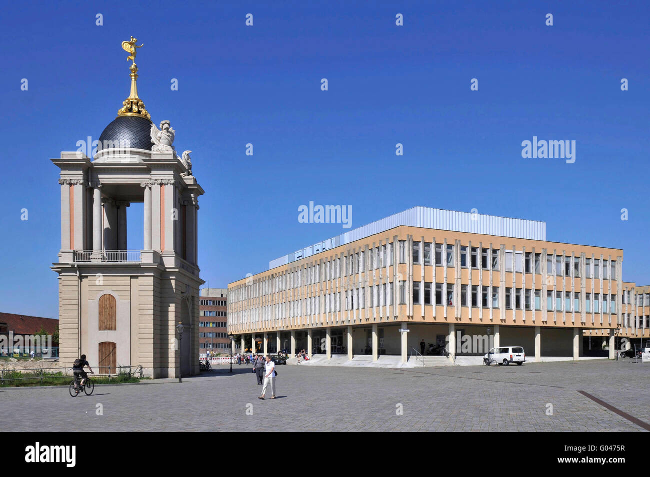 Fortuna-Portal, ehemaliger College, Old Market Square, Potsdam, Brandenburgm Deutschland / Fortunaportal, Alter Markt Stockfoto