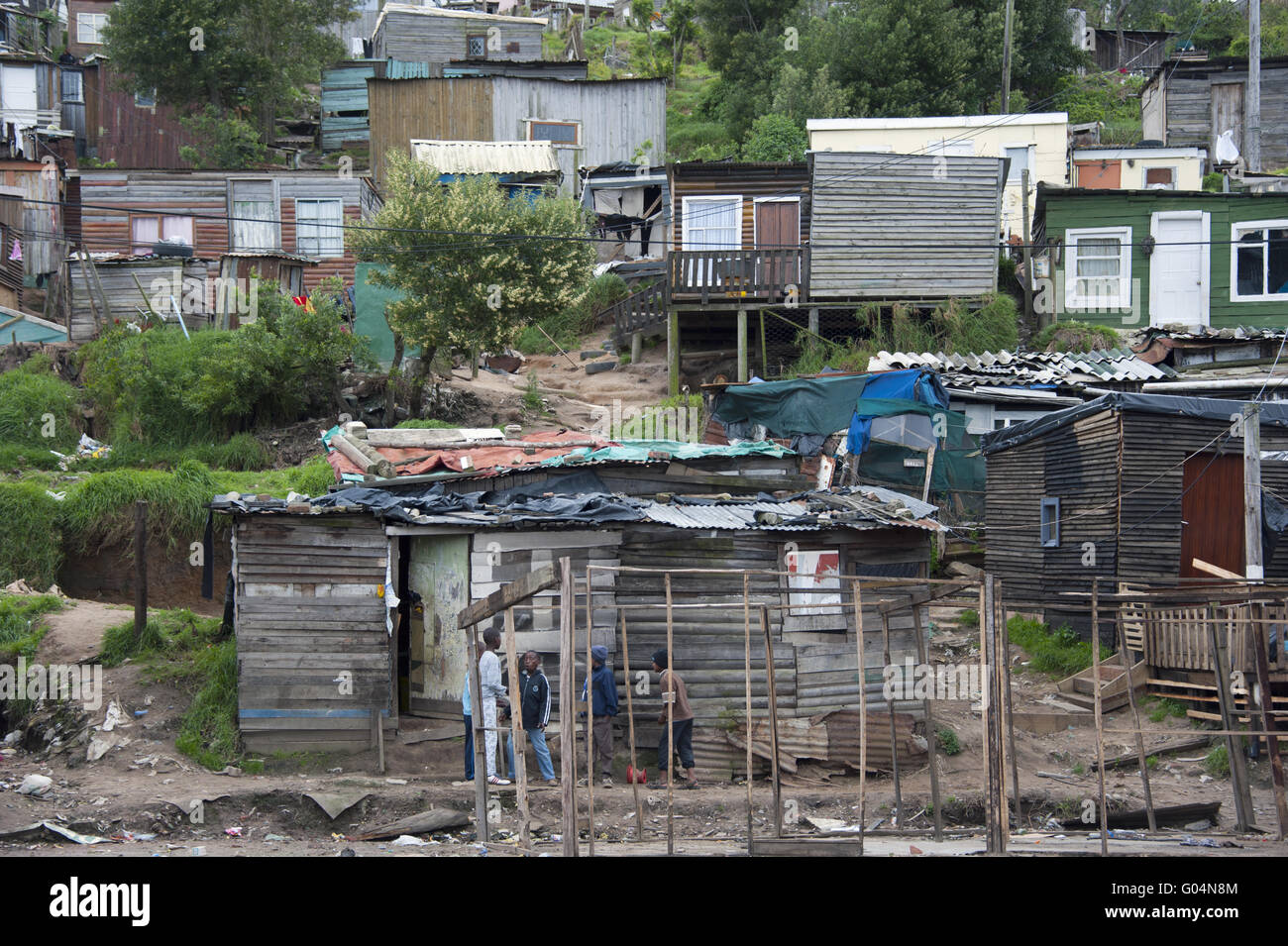 Township Stockfoto