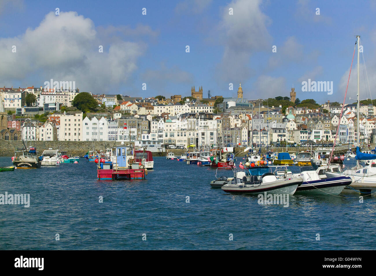Insel Guernsey Stockfoto