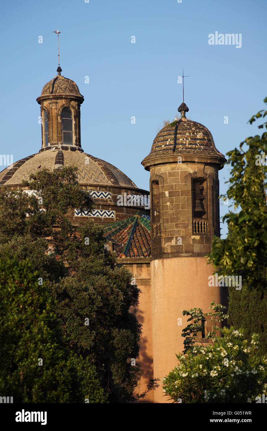 Mosaik Kuppel der Zitadelle Kathedrale der Altstadt von Barcelona in der Nähe von Gothic Quarter Stockfoto