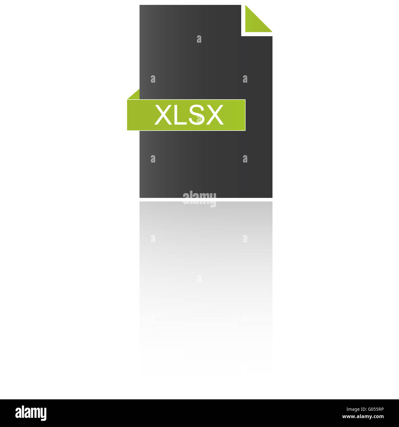 XSLX Daten Stockfoto
