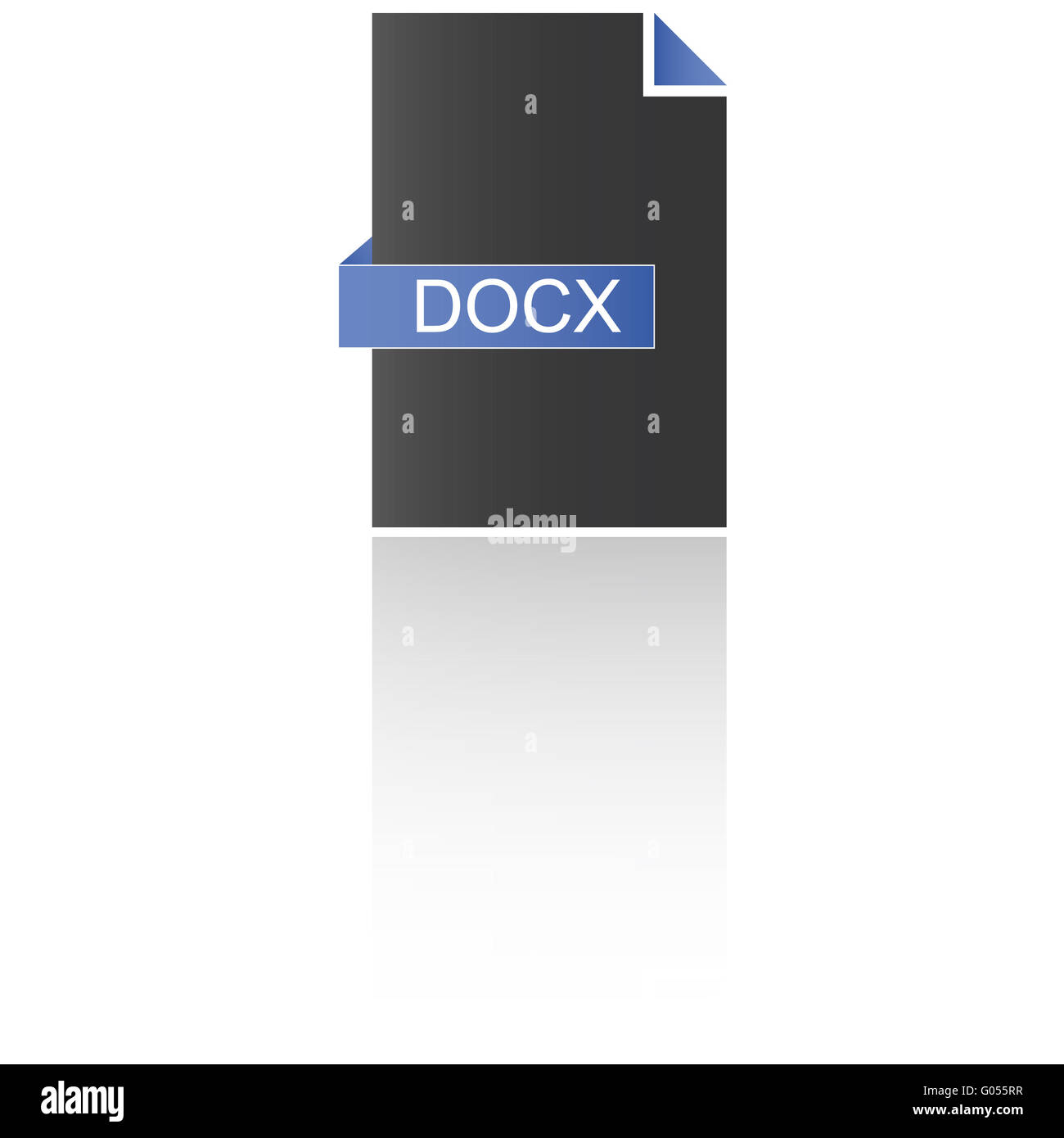 DOCX-Daten Stockfoto