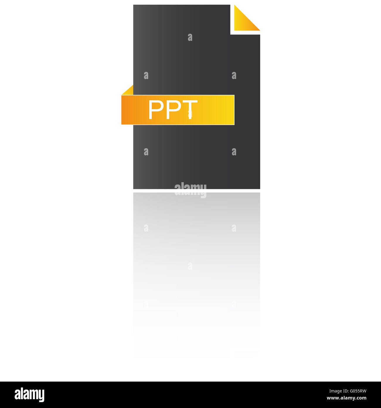 PPT-Daten Stockfoto