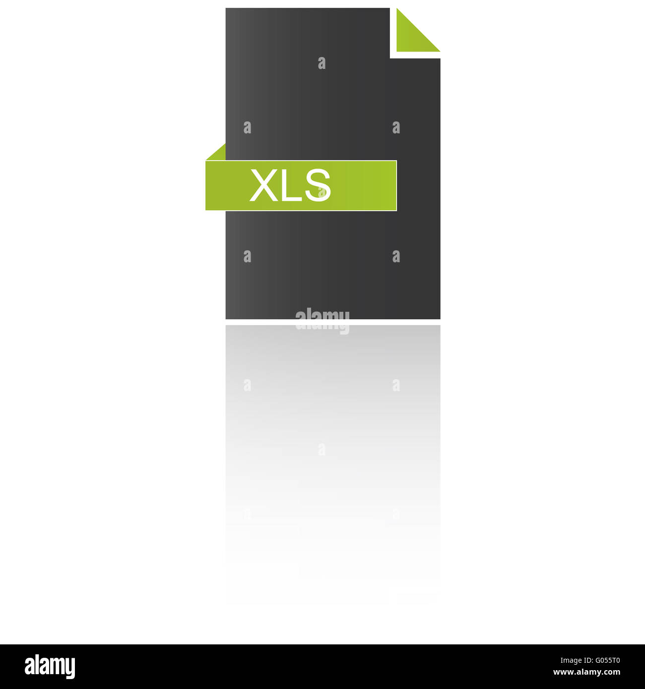 XLS Daten Stockfoto