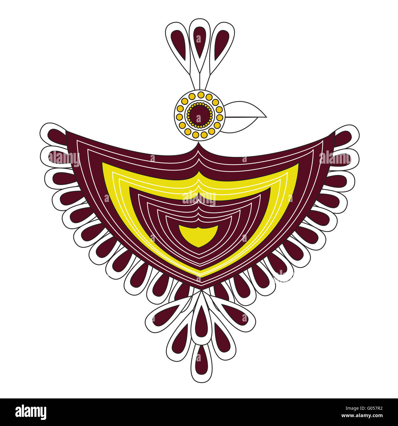 Abstrakte Vogel Stockfoto