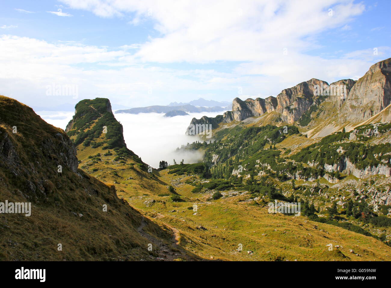 Berg Achernsee Stockfoto
