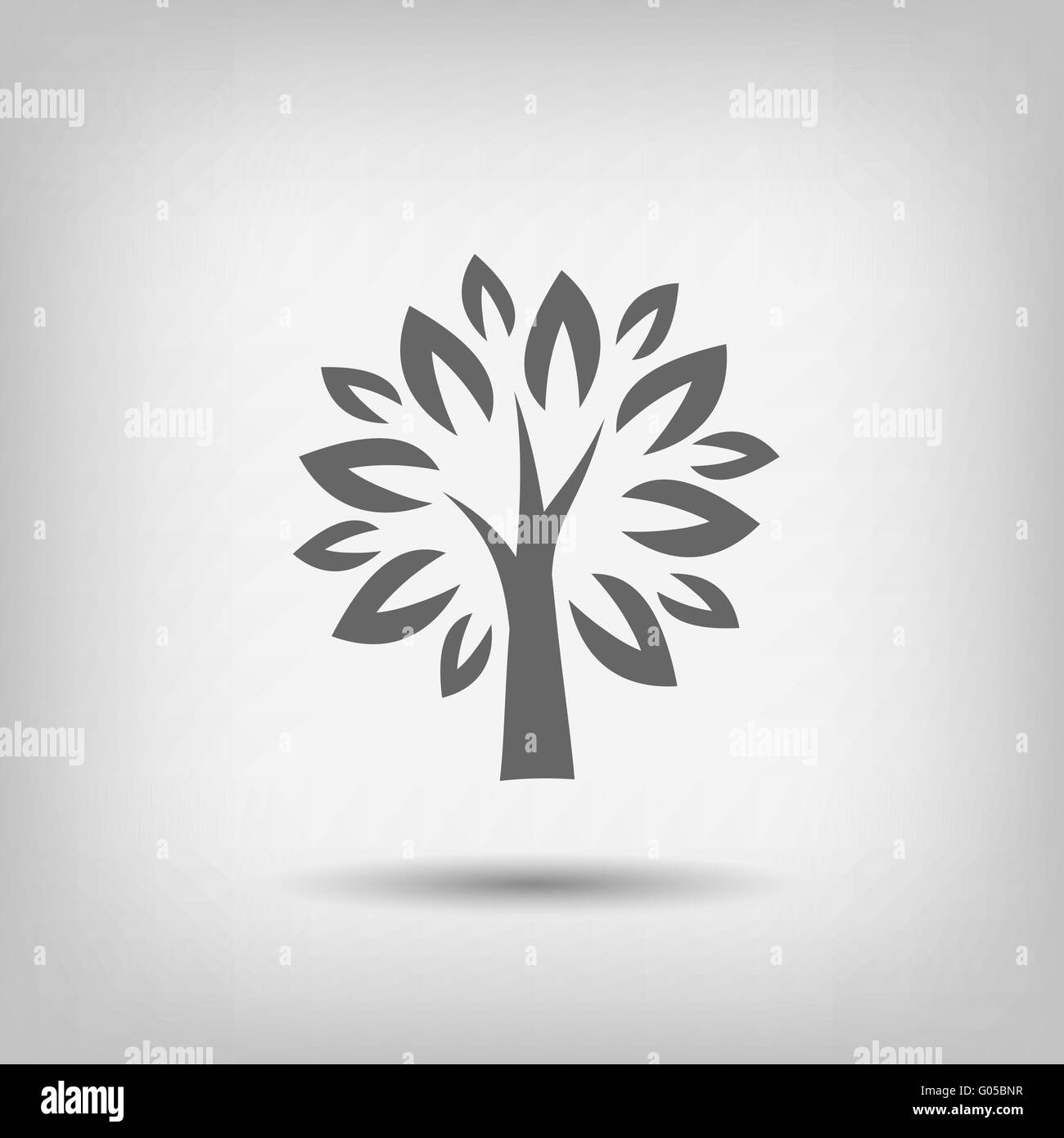 Baumsymbol Stock Vektor