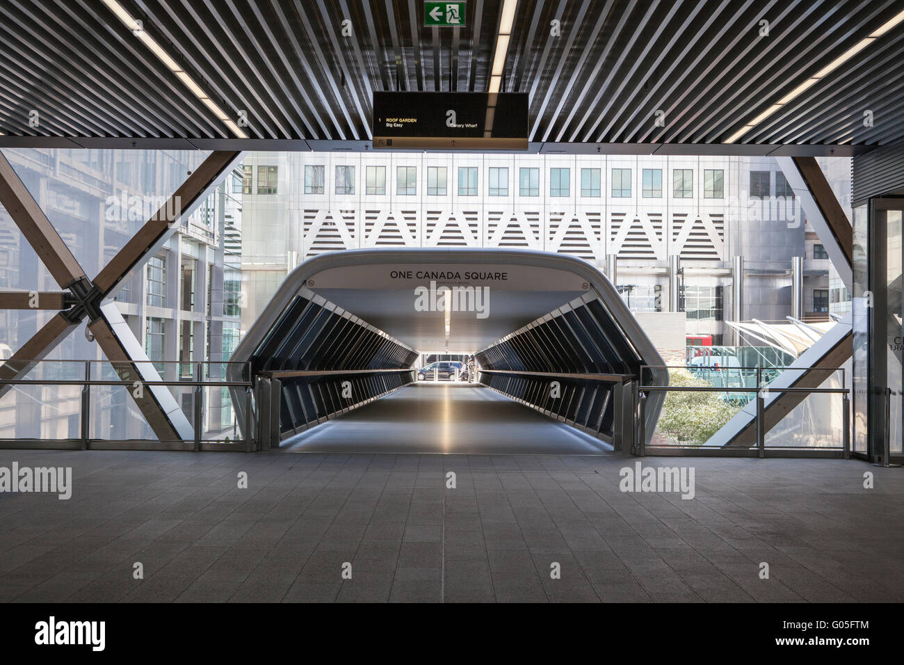 Crossrail Ort & Station Canary Wharf, London, London Stockfoto