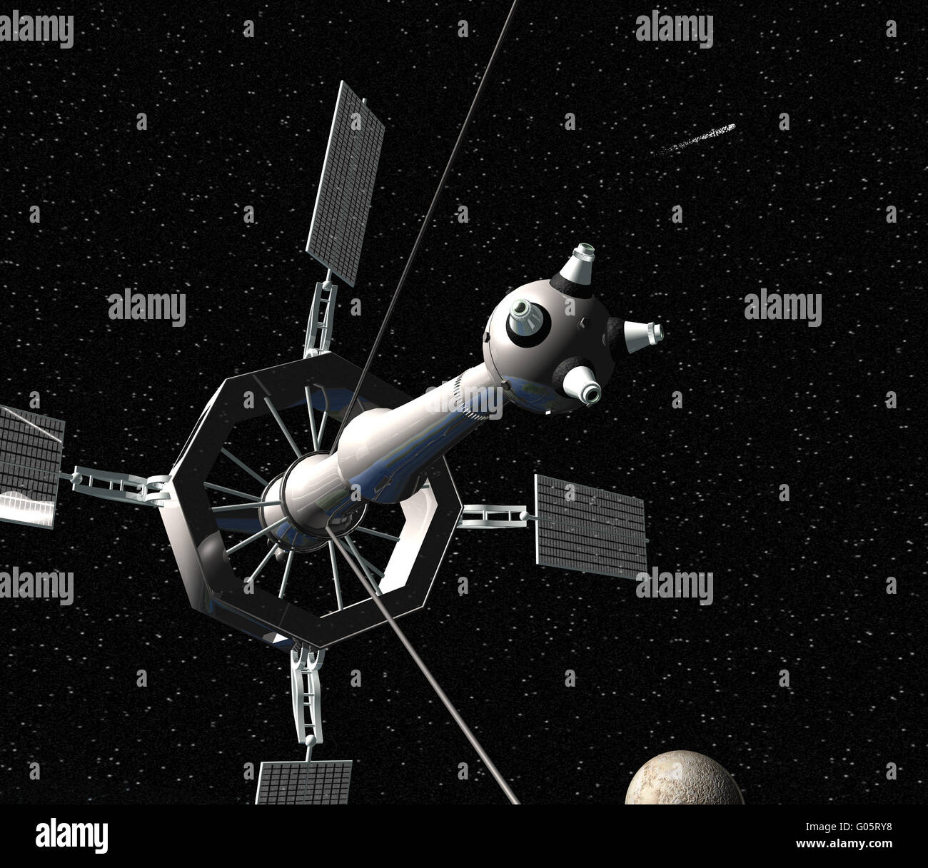 Satellit Stockfoto