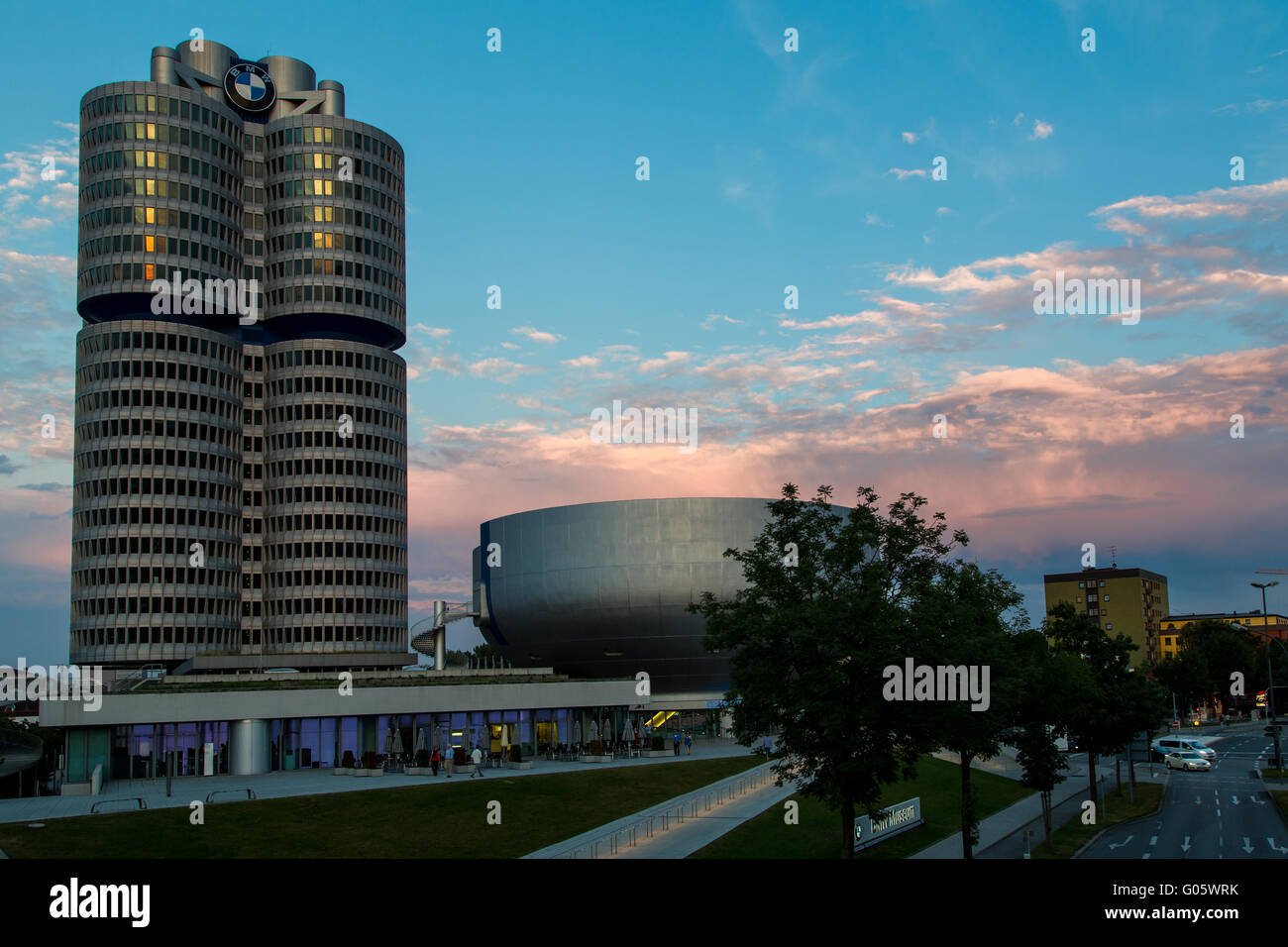 BMW-Hauptsitz in München Stockfoto