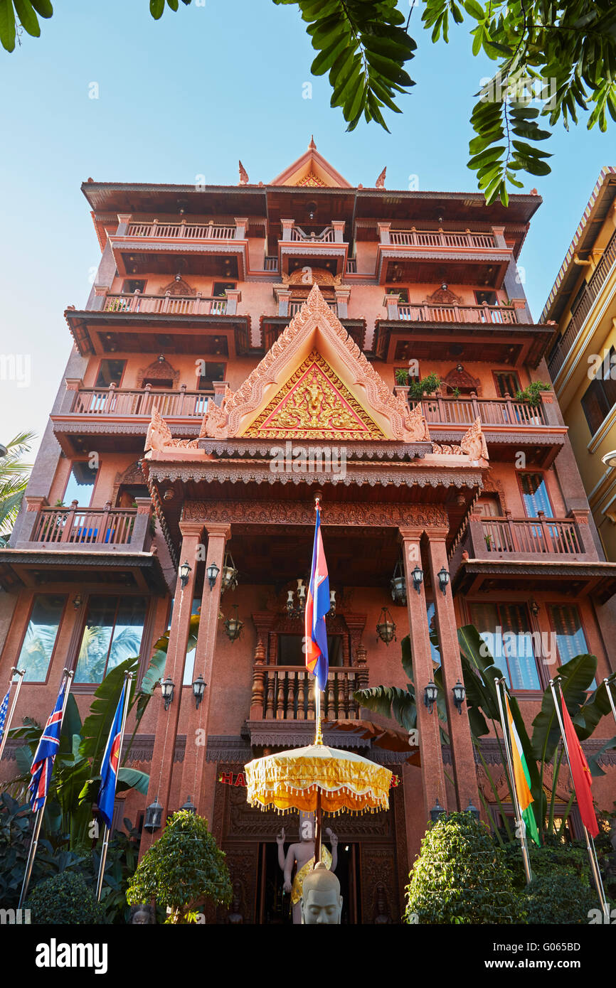 Hotel okay 1 Villa, Siem Reap, Kambodscha Stockfoto