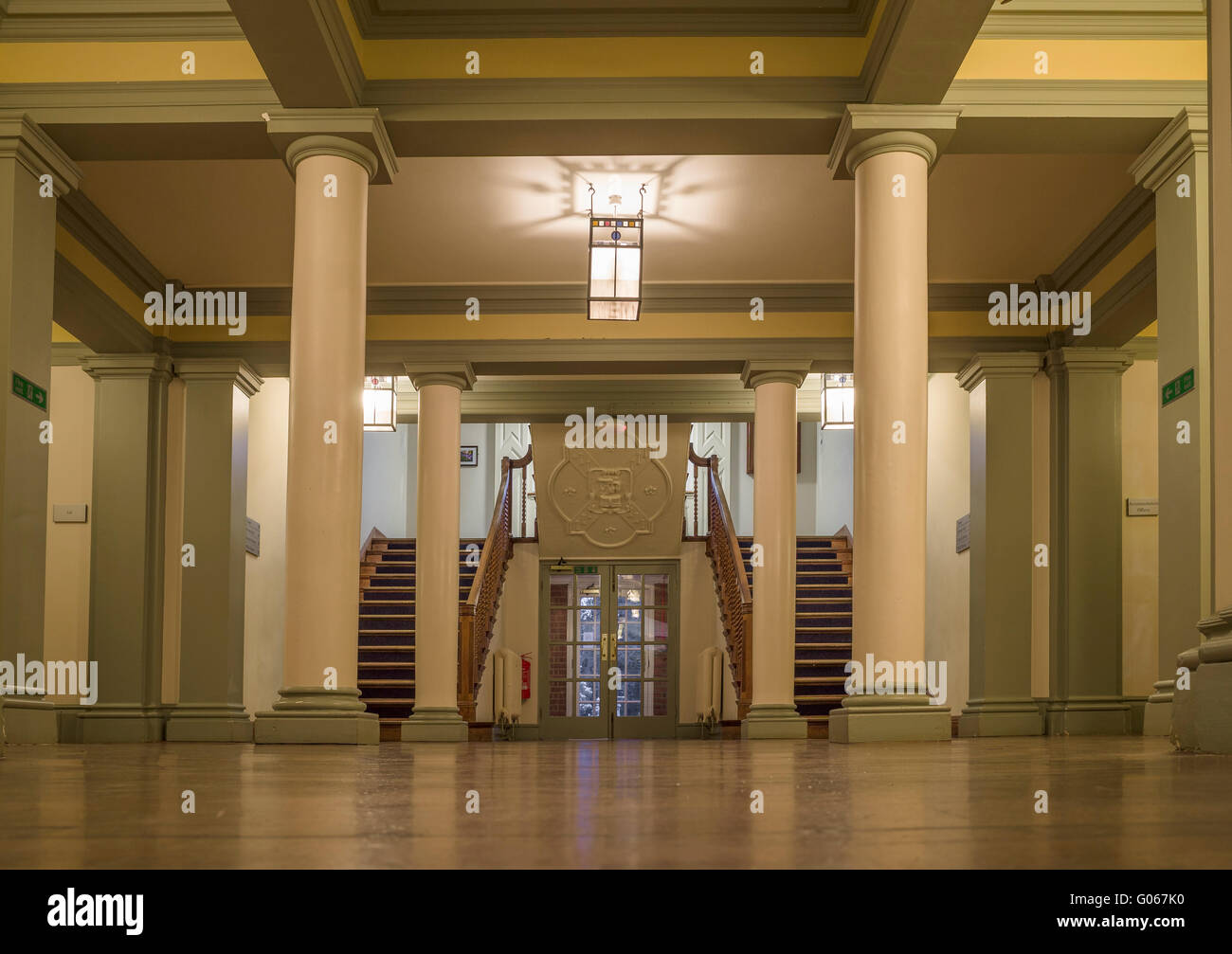 Hauptgebäude am St Hugh's College, Universität Oxford, für nur Studentinnen im Jahre 1886 gegründet. Stockfoto