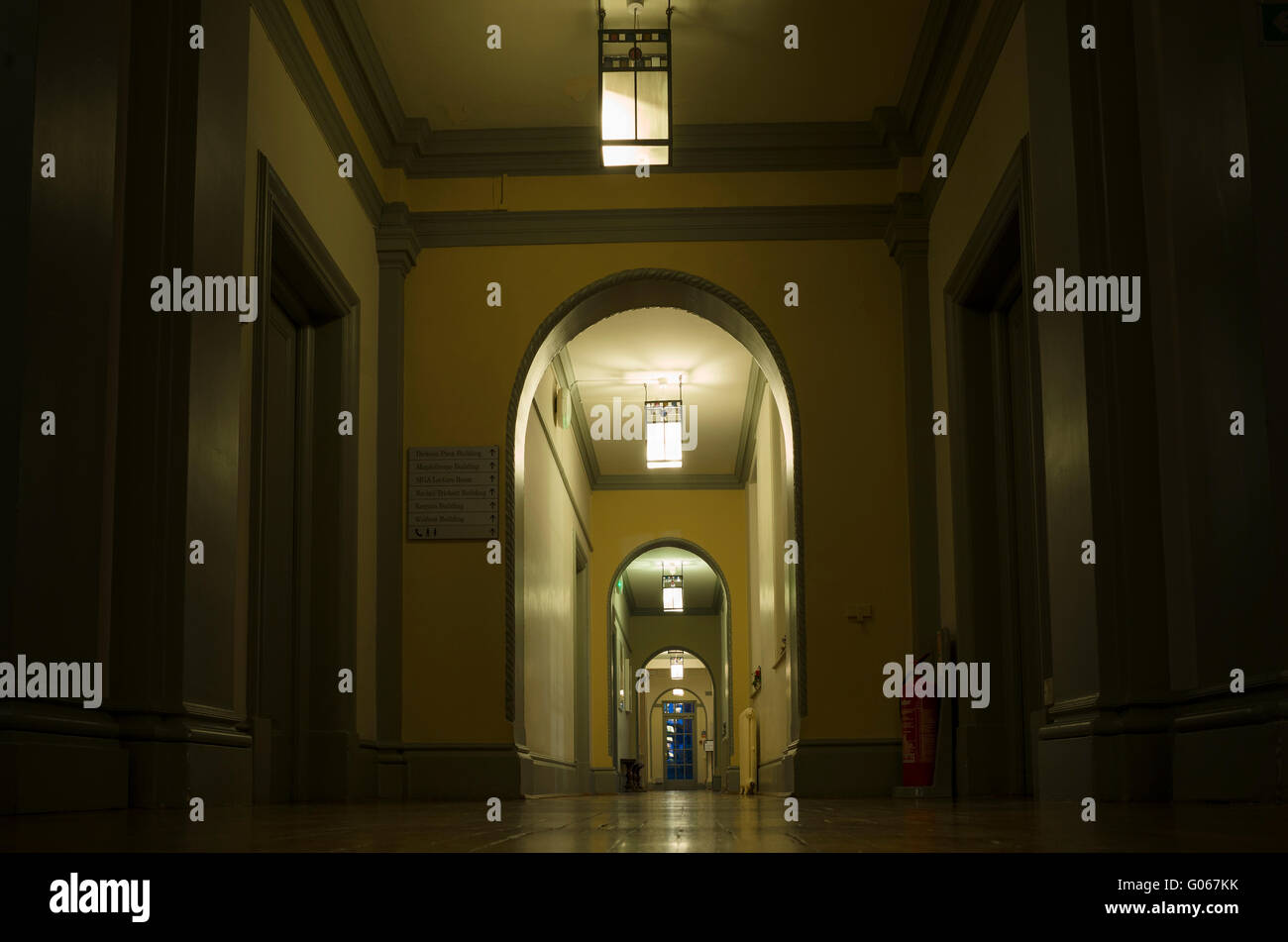 Hauptgebäude am St Hugh's College, Universität Oxford, für nur Studentinnen im Jahre 1886 gegründet. Stockfoto