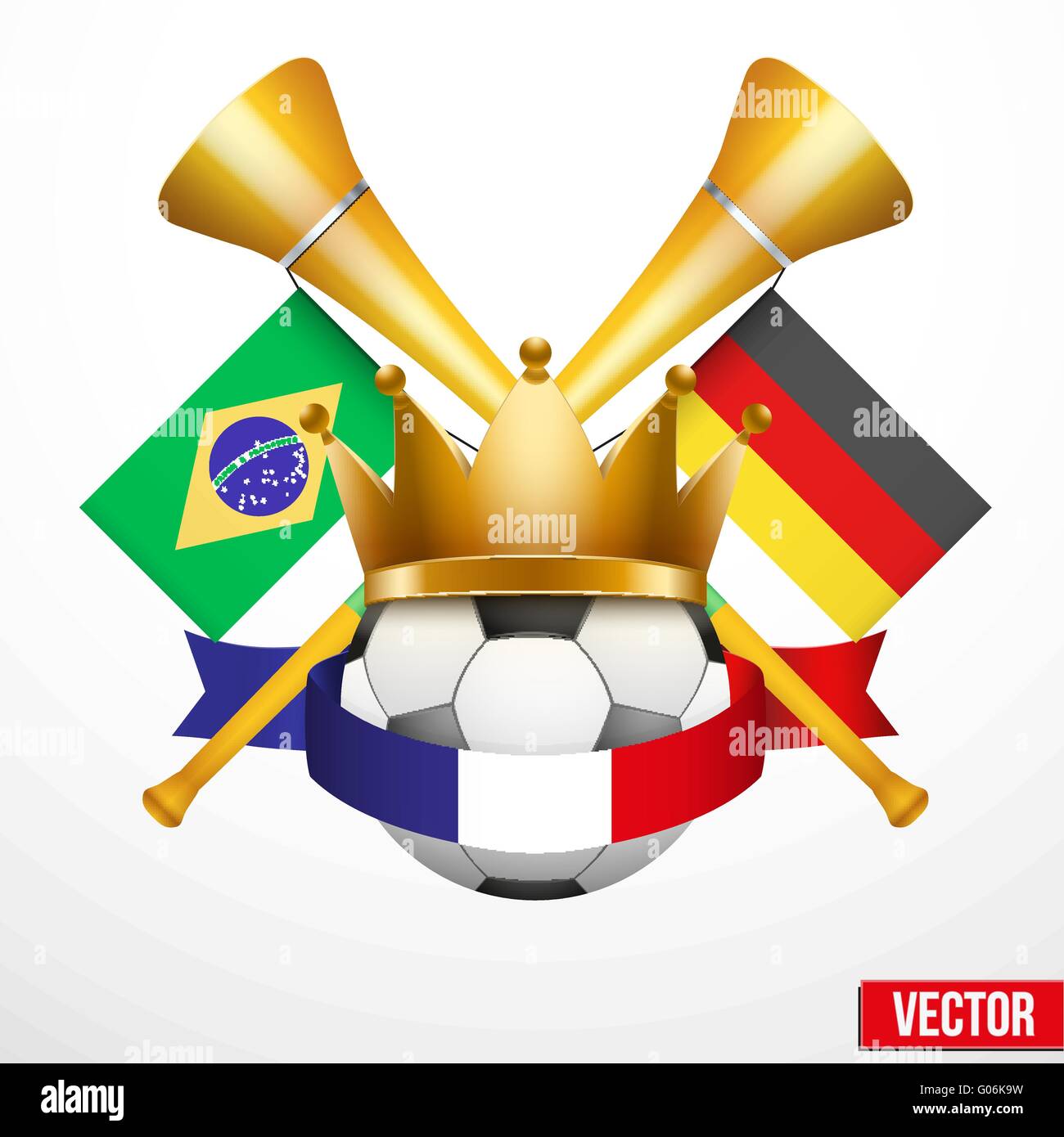 Sport-Poster von Fußballspielen. Stock Vektor