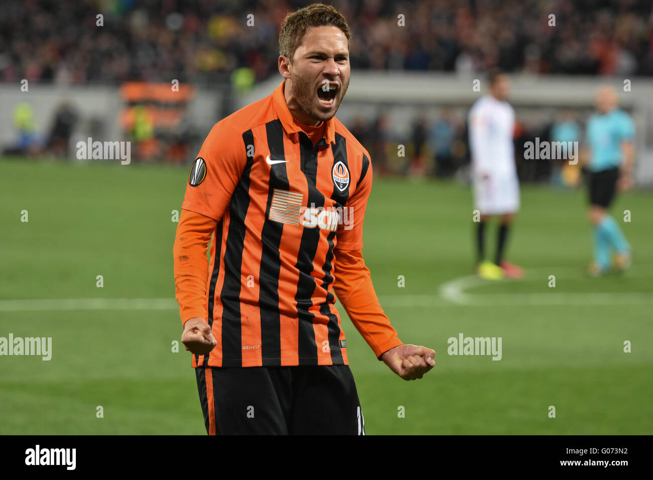 FC Shakhtar (Donezk) - Sevilla FC (Spanien) Stockfoto