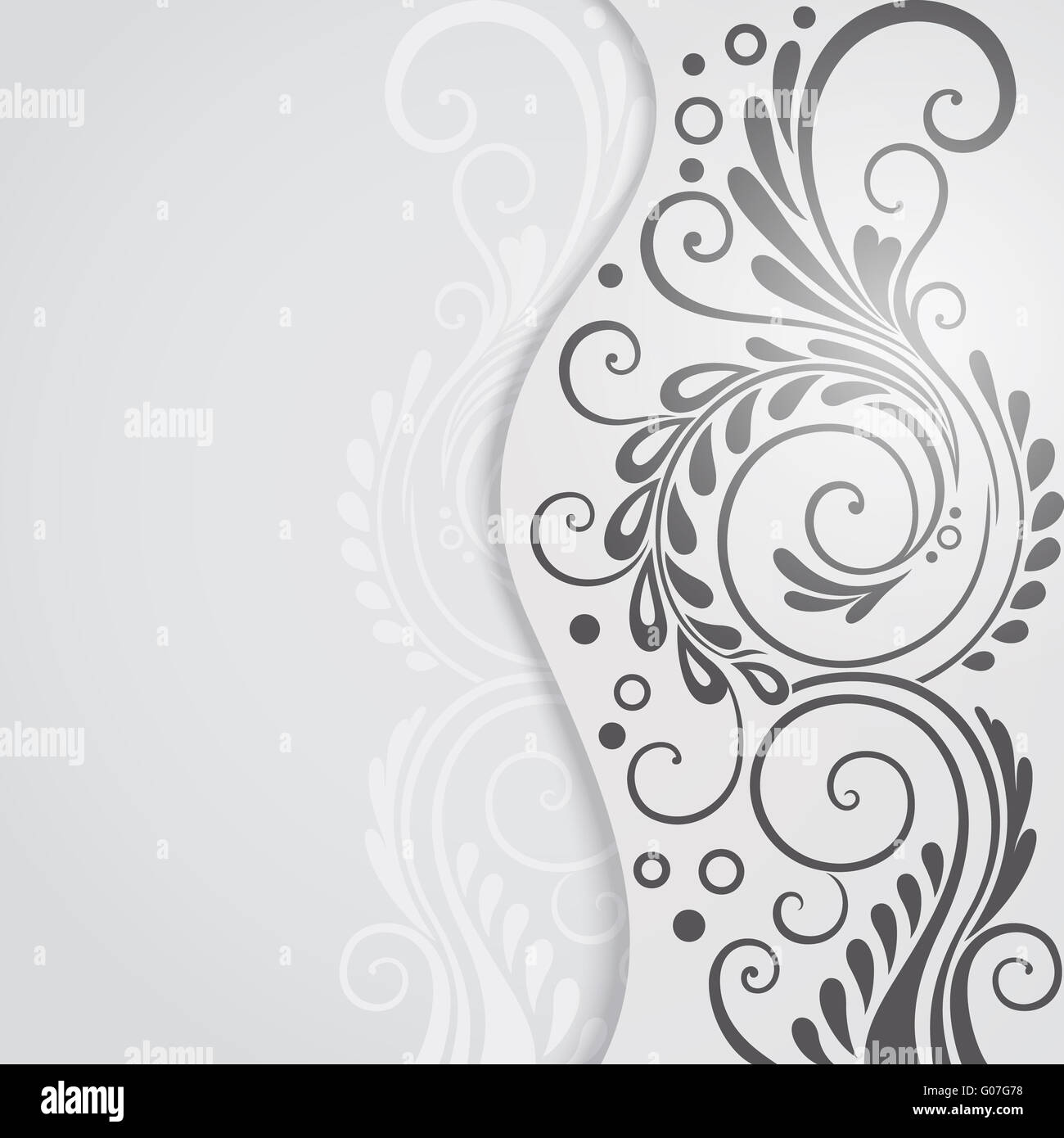 Abstrakte Blumen Hintergrund für design Stockfoto