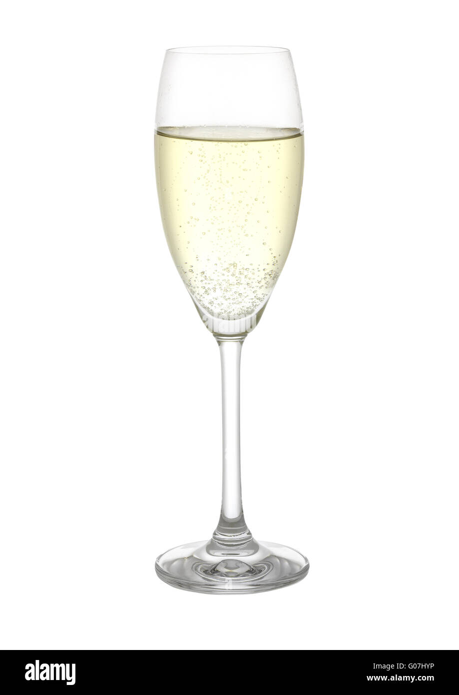 Sektglas Champagnerglas Stockfoto