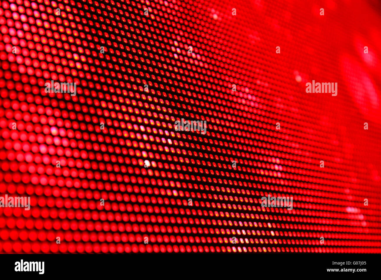 Rote LED-Hintergrund Stockfoto