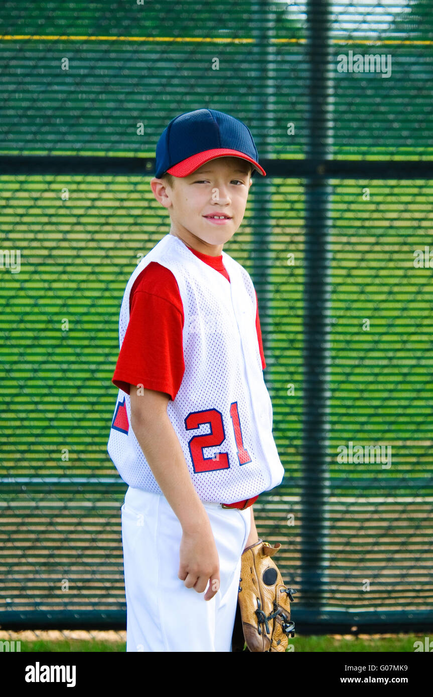 Jugend-Baseball-Porträt Stockfoto