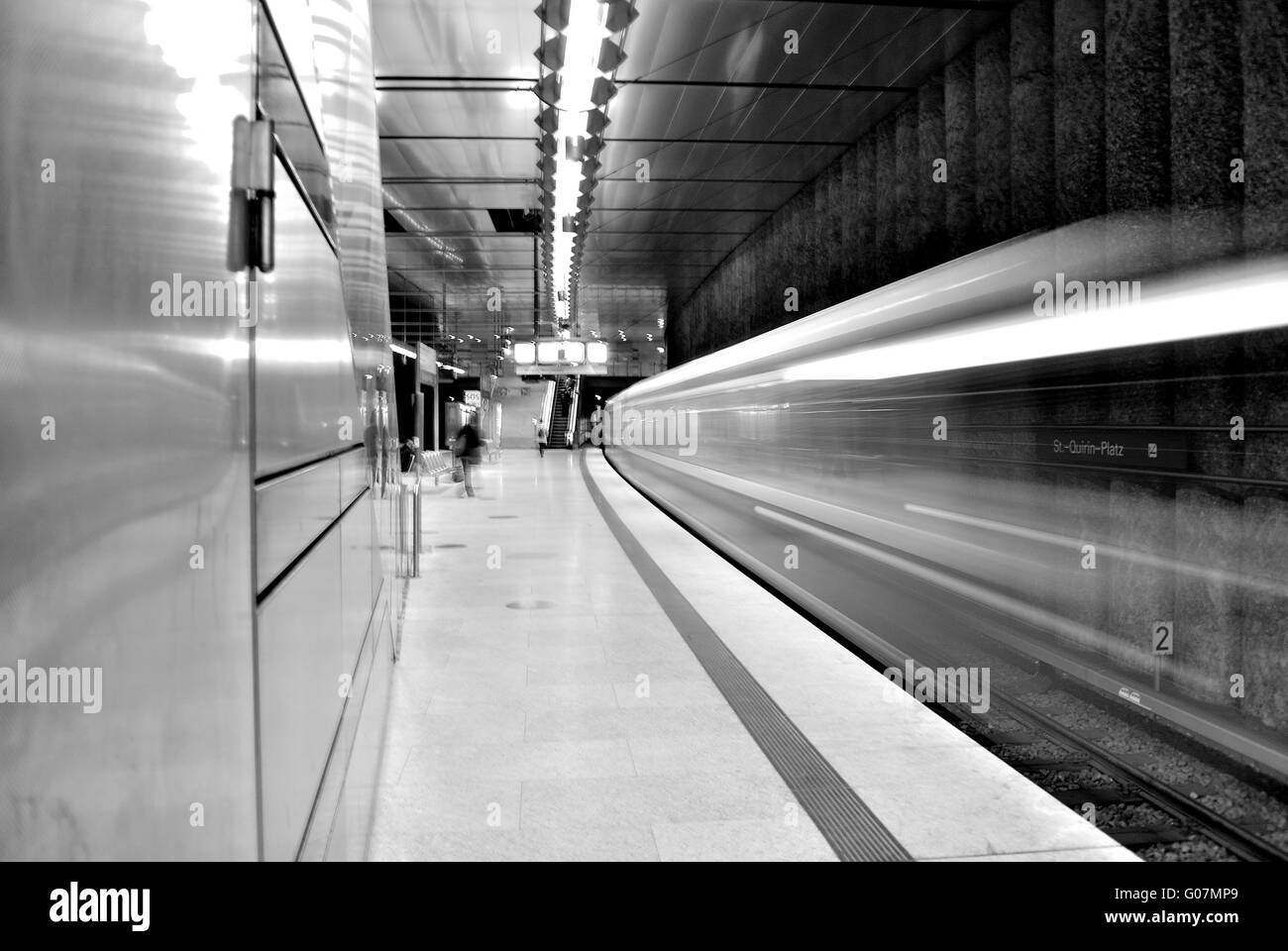 Der U-Bahn Stockfoto