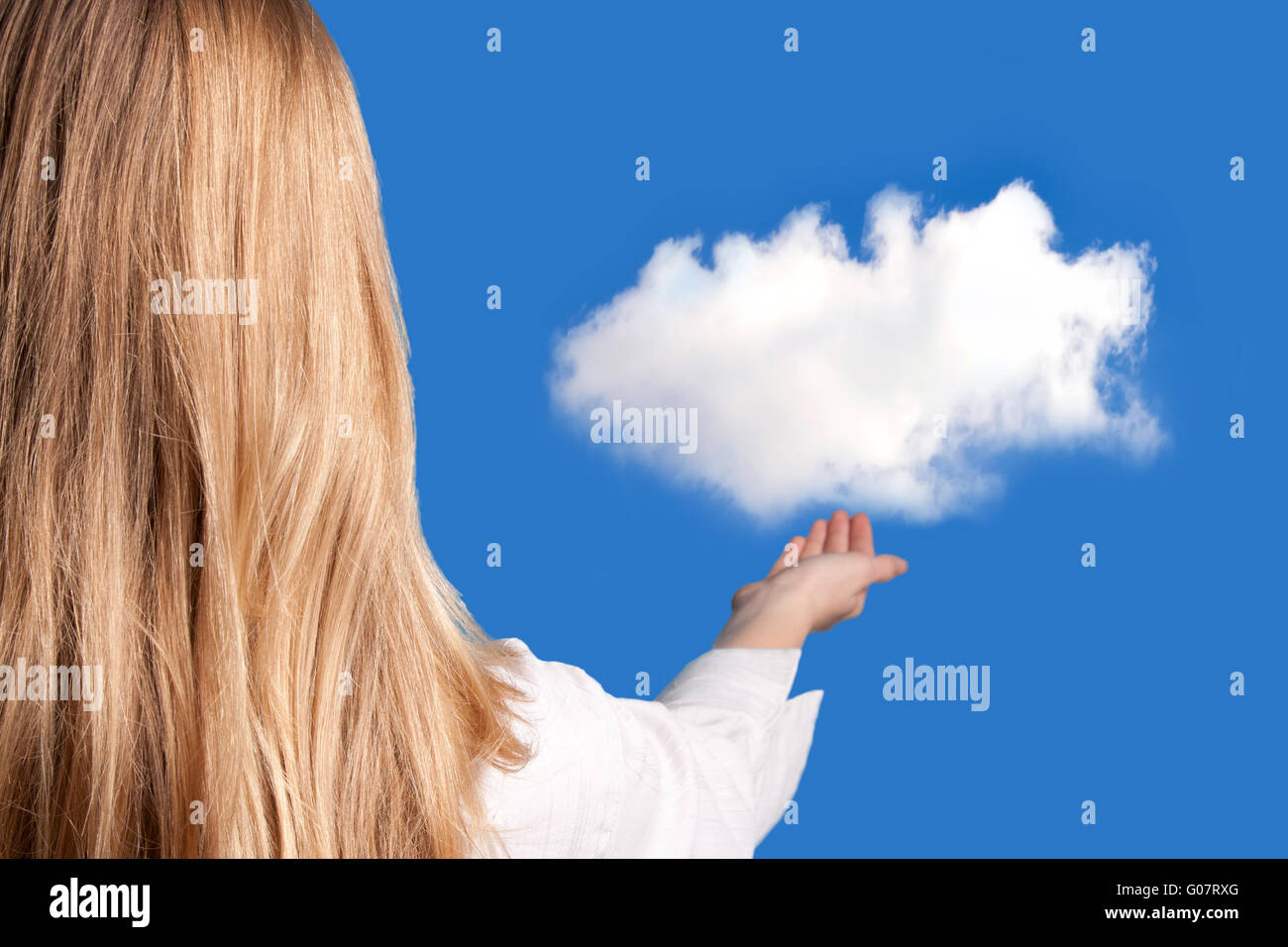 Cloud-computing-Konzept Stockfoto
