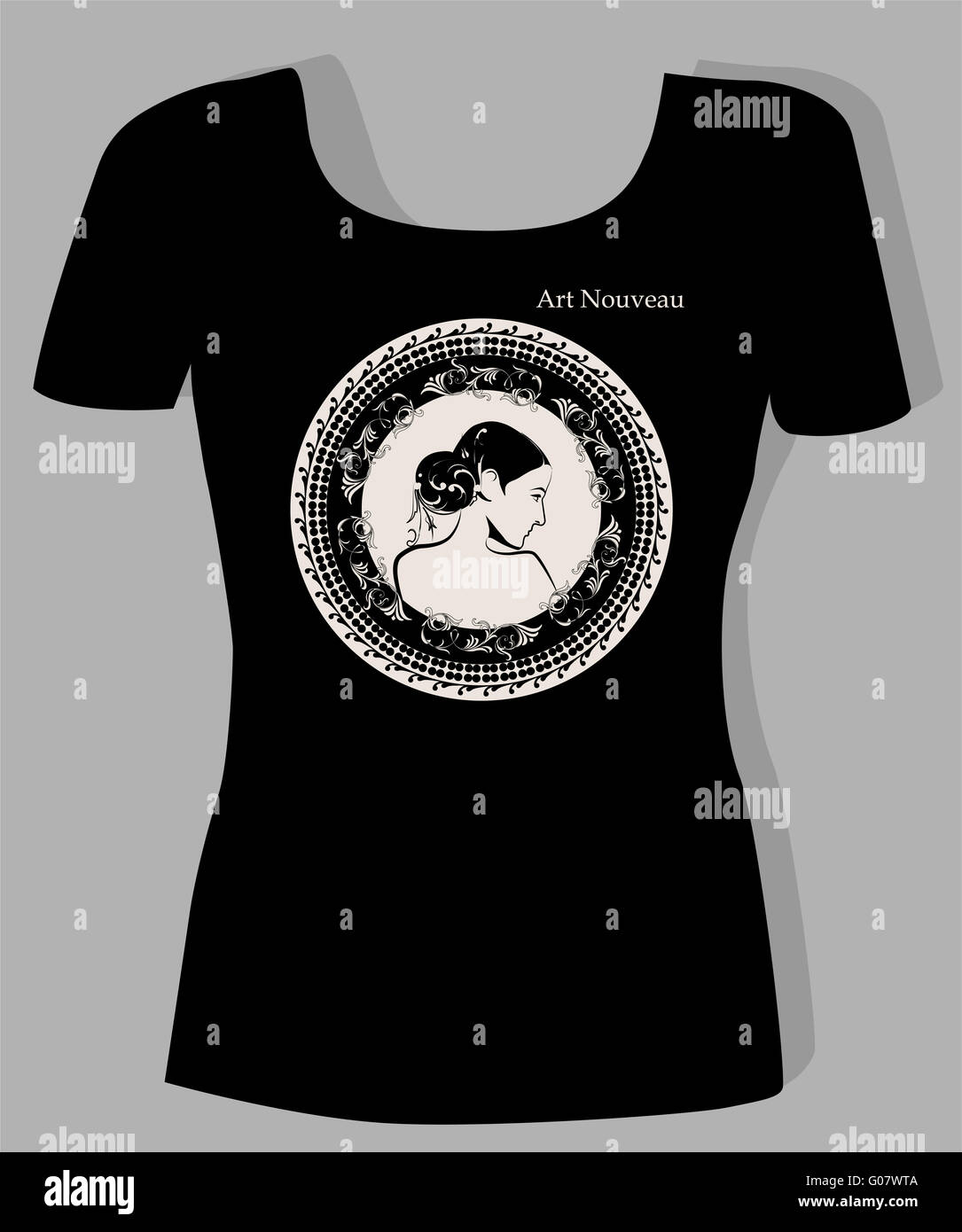 Clothing line art t shirt black -Fotos und -Bildmaterial in hoher Auflösung  – Alamy