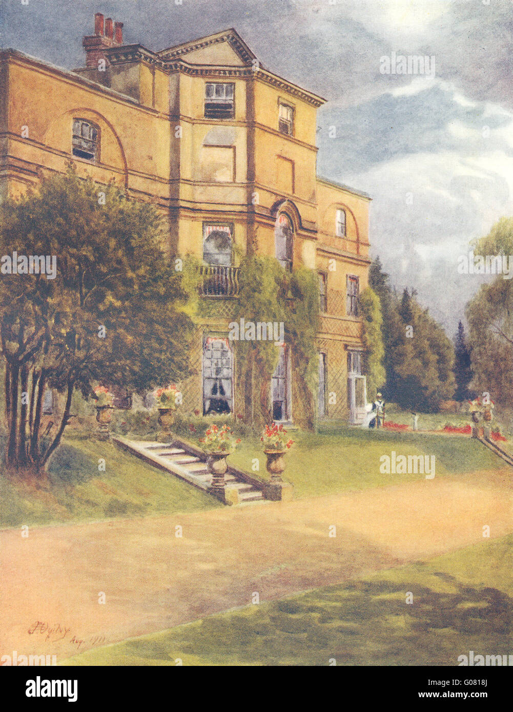 MOOR PARK: Moor Park. Surrey, antiken Druck 1914 Stockfoto