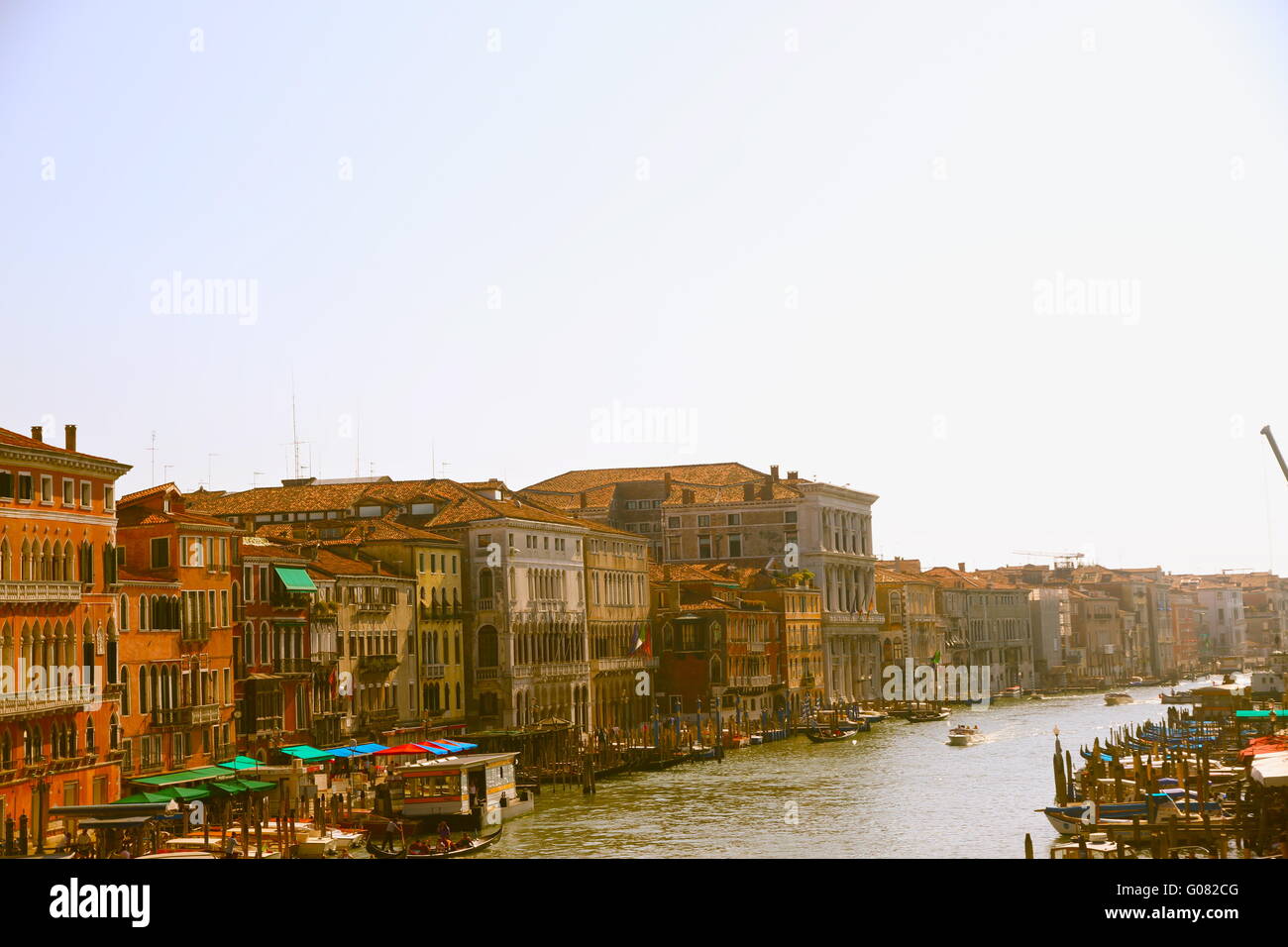 Canal Grande in Venedig Stockfoto