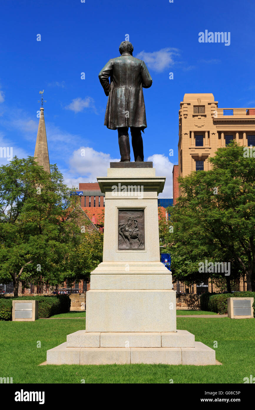 Thomas Elder Statue, University of Adelaide, Adelaide, South Australia, Australien Stockfoto