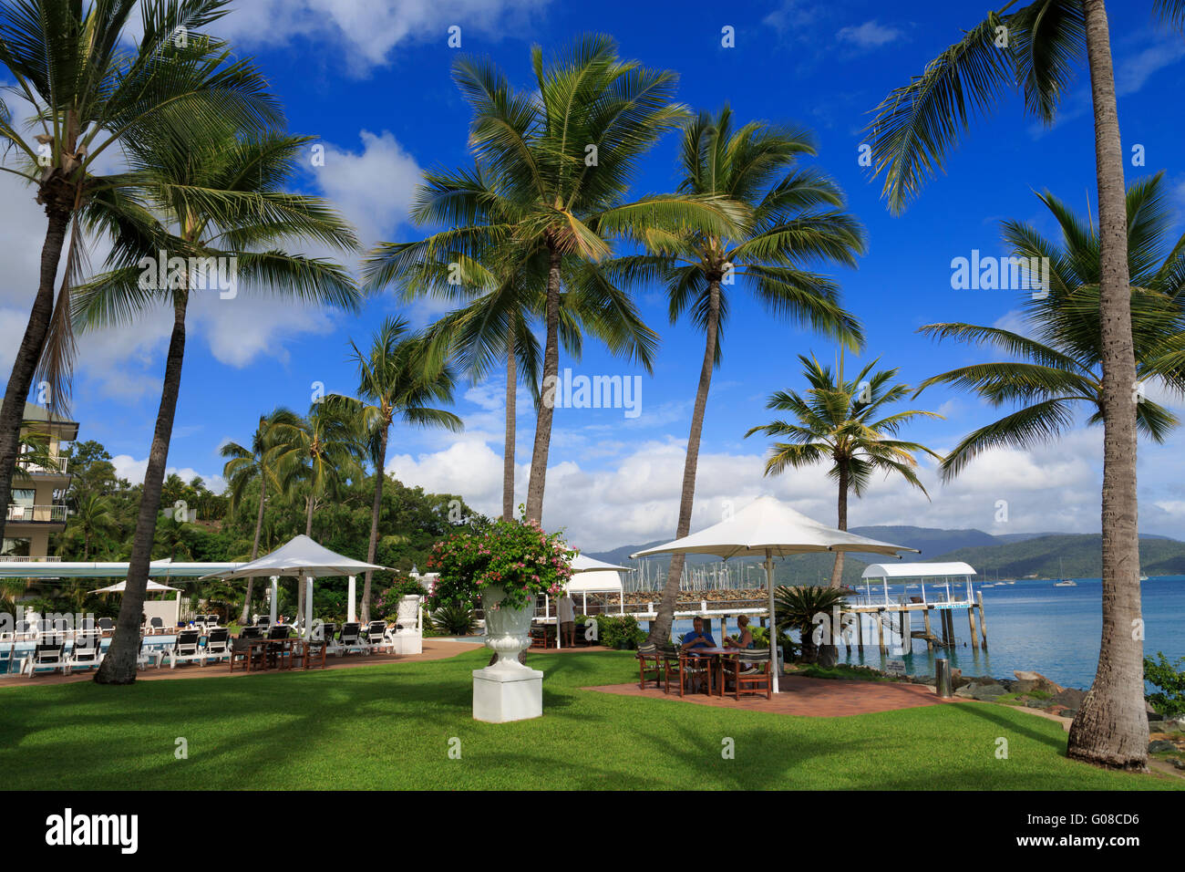 Coral Sea Resort, Airlie Beach, Queensland, Australien Stockfoto