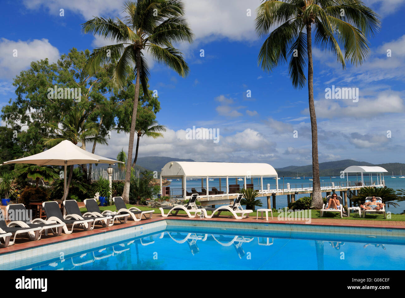 Coral Sea Resort, Airlie Beach, Queensland, Australien Stockfoto