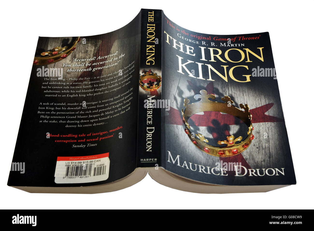 Der eiserne König, Buch 1 der verfluchten Könige von Maurice Druon Stockfoto