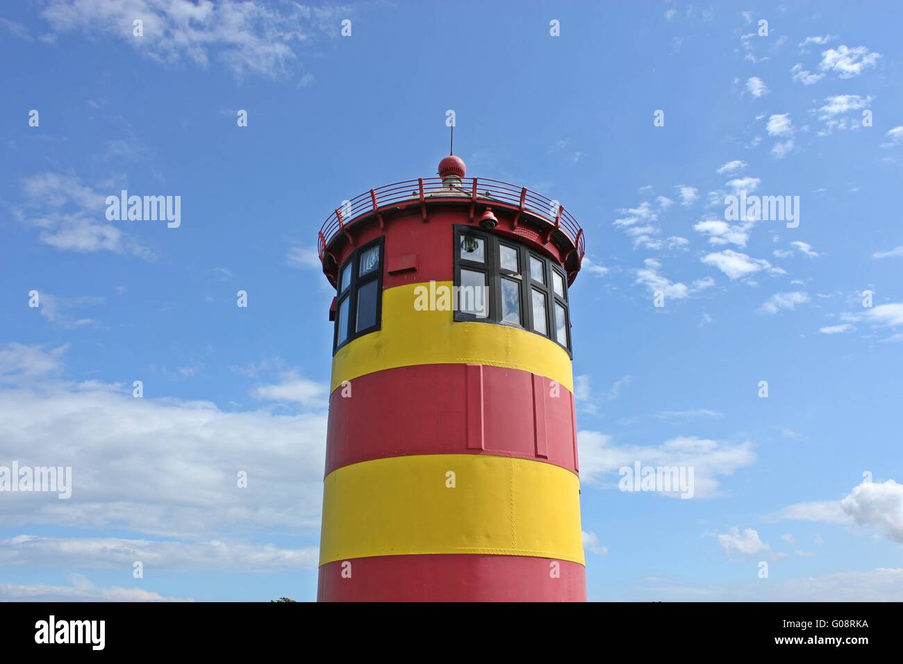 Leuchtturm Pilsum Stockfoto