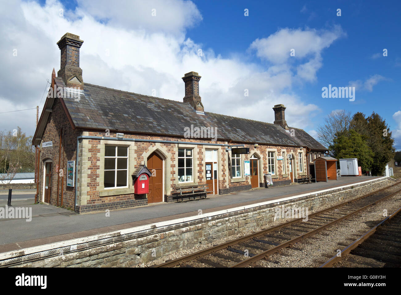 Railway Station Llandrindod Wells Powys, Wales UK Stockfoto
